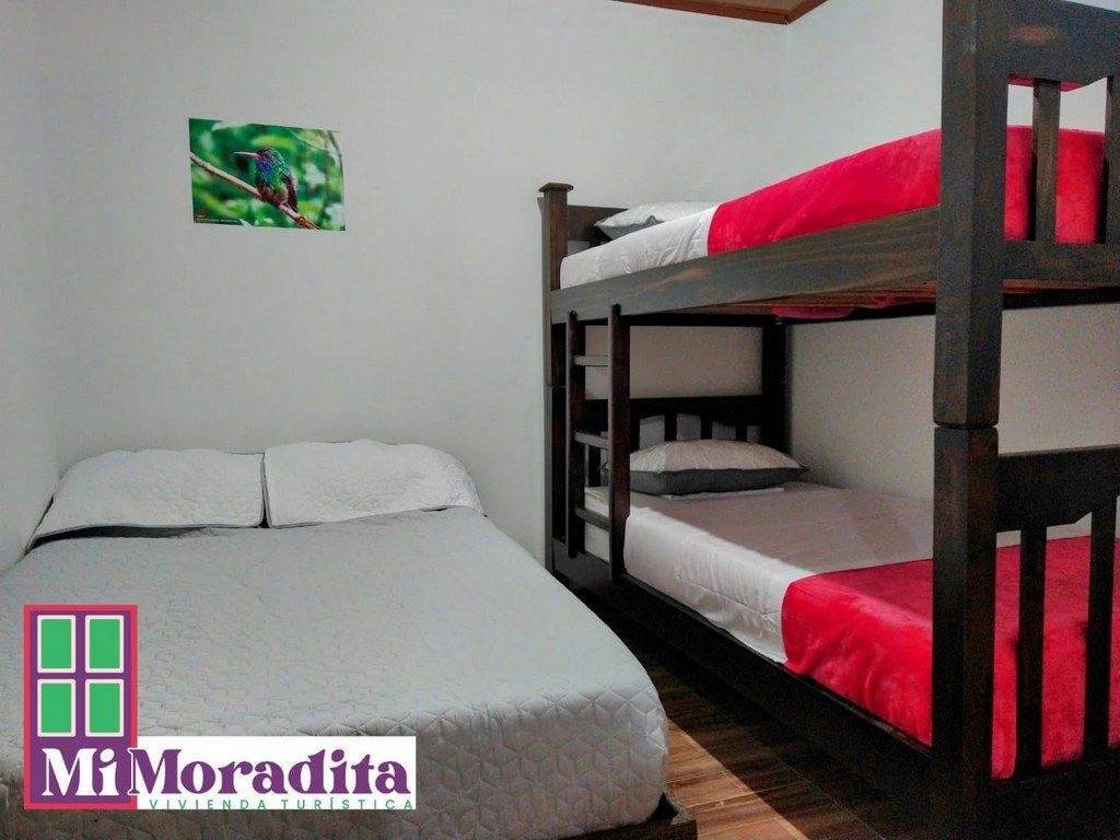 Moradita 1 bedroom with bunk beds